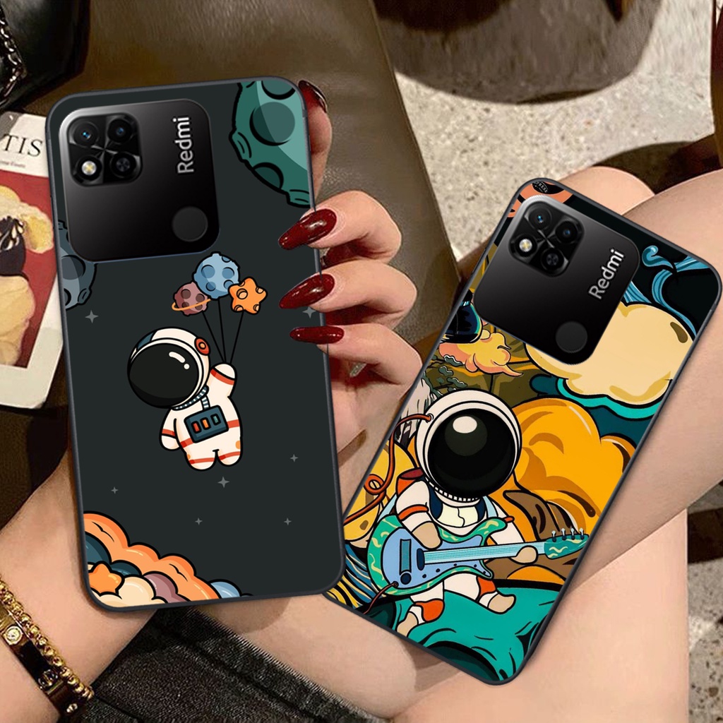 Ốp lưng Xiaomi Redmi 10A vũ trụ phi hành gia cực hot siêu cute-rẻ-bền