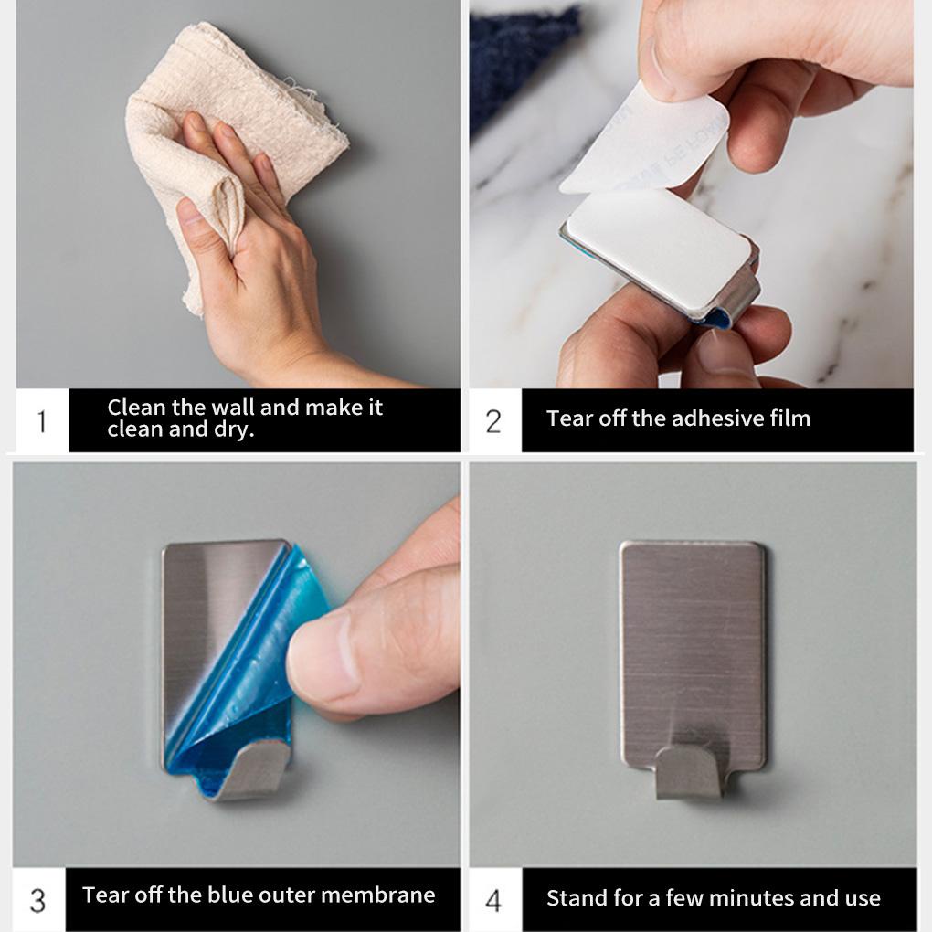 Giá Đỡ Gắn Tường Bằng Thép Không Gỉ Tiện Dụng Cho Gia Đình