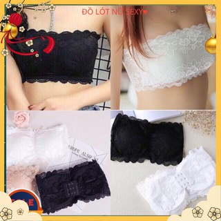Áo Bra Ren Cúp Ngang 💓 FREESHIP 💓 Áo Lót Ren Mới Cực Đẹp