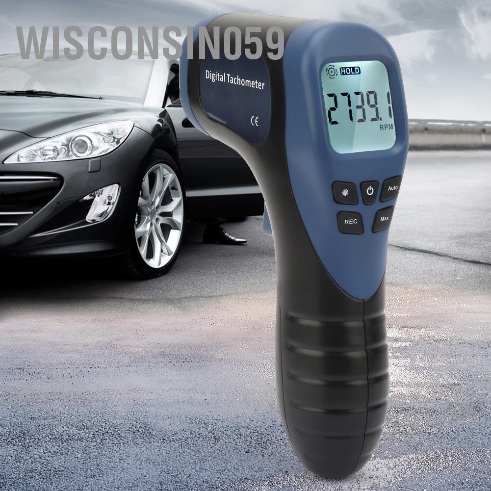 [Hàng Sẵn] TL900 Ô tô không tiếp xúc Máy đo tốc độ vòng quay RPM (Không bao gồm pin) 【Wisconsin059】