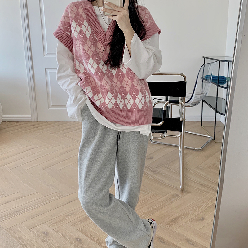<Ready> Áo Nữ Không Tay Họa Tiết Caro Thời Trang Phong Cách Hàn Quốc | BigBuy360 - bigbuy360.vn