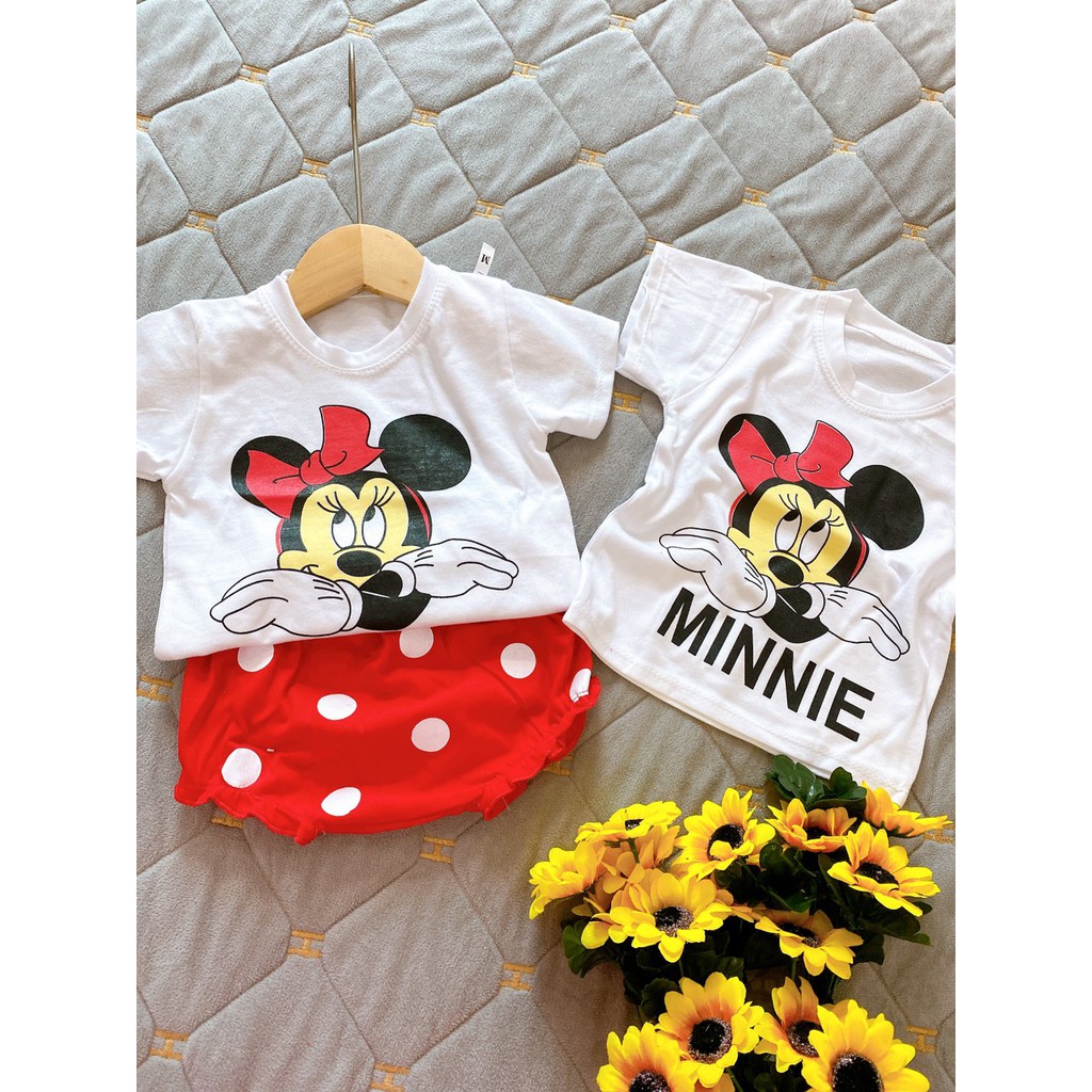 [MẪU MỚI] SET CHIP MICKEY MINNIE SIÊU ĐÁNG YÊU CHO BÉ 8-14KG