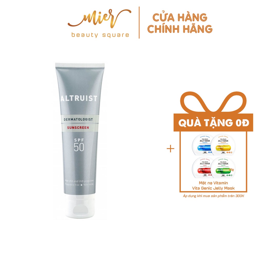 Kem Chống Nắng Altruist Dermatologist Sunscreen SPF 50 - 100ml