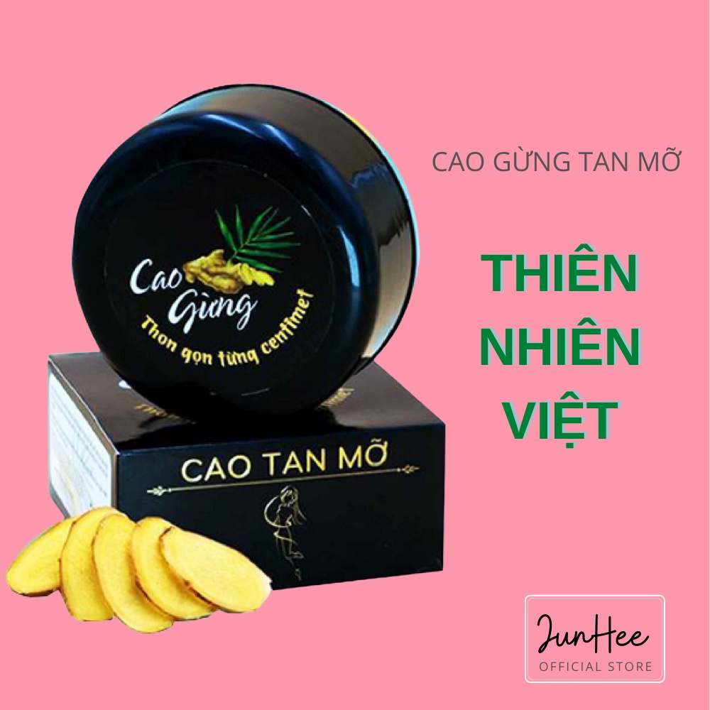 [CHÍNH HÃNG] Cao gừng Thiên nhiên Việt Thon gọn đến từng centimet Giảm mỡ bụng, tay, đùi 250g