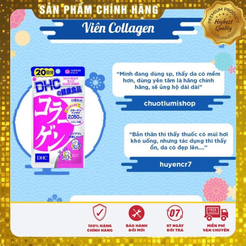 Viên uống chống lão hóa - đẹp da DHC Collagen Nhật Bản gói 360 viên