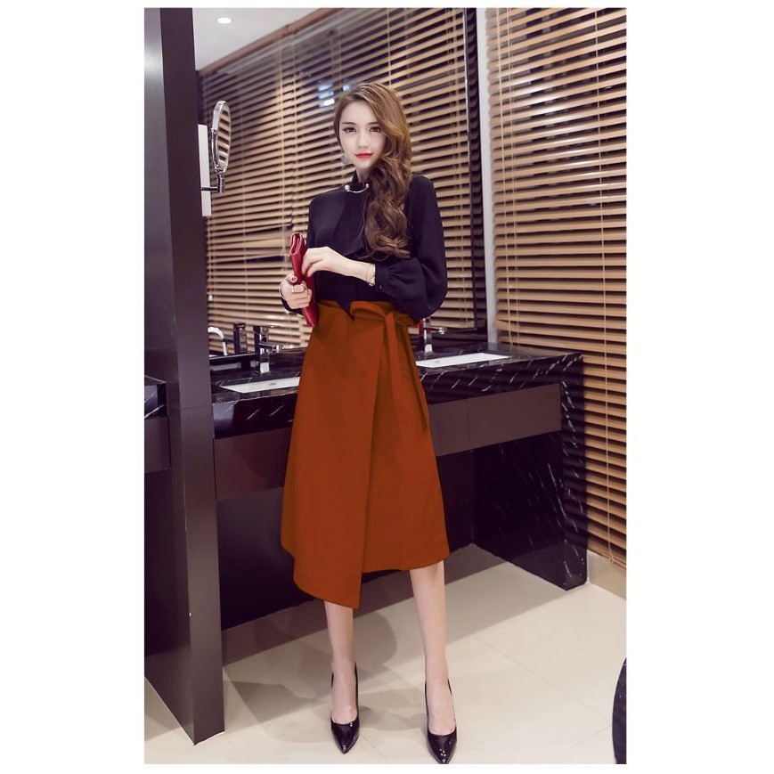 ❣️FREESHIP❣️Chân Váy Chữ A Thắt Nơ