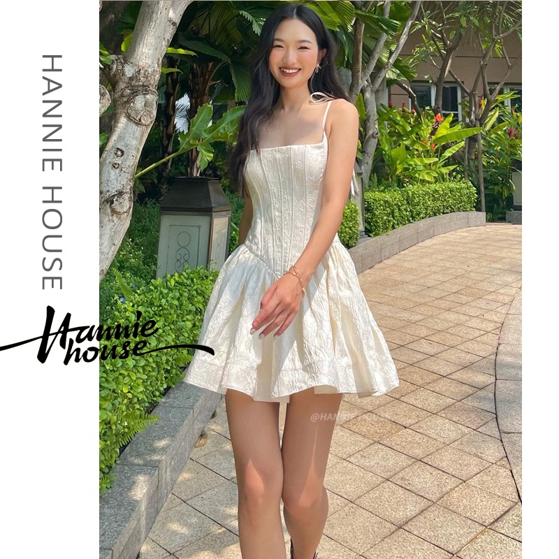 Đầm Nữ Phối Nơ Phong Cách Pháp Cổ Điển