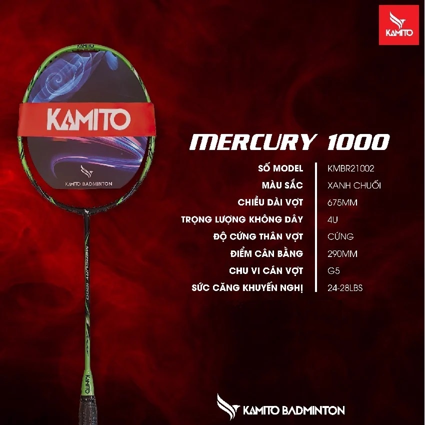 Vợt cầu lông Kamito MERCURY 1000
