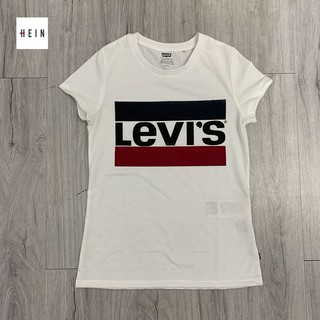[Chính Hãng] Áo Thun L.vis T-Shirt Classic Logo White - Nữ