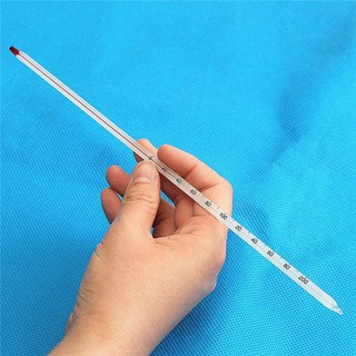 Nhiệt kế thủy tinh 0-200 độ, dài 30cm