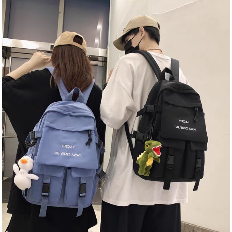 Ba Lo Nam Nữ Thời Trang Đi Học Ulzzang Basic Trơn giá rẻ