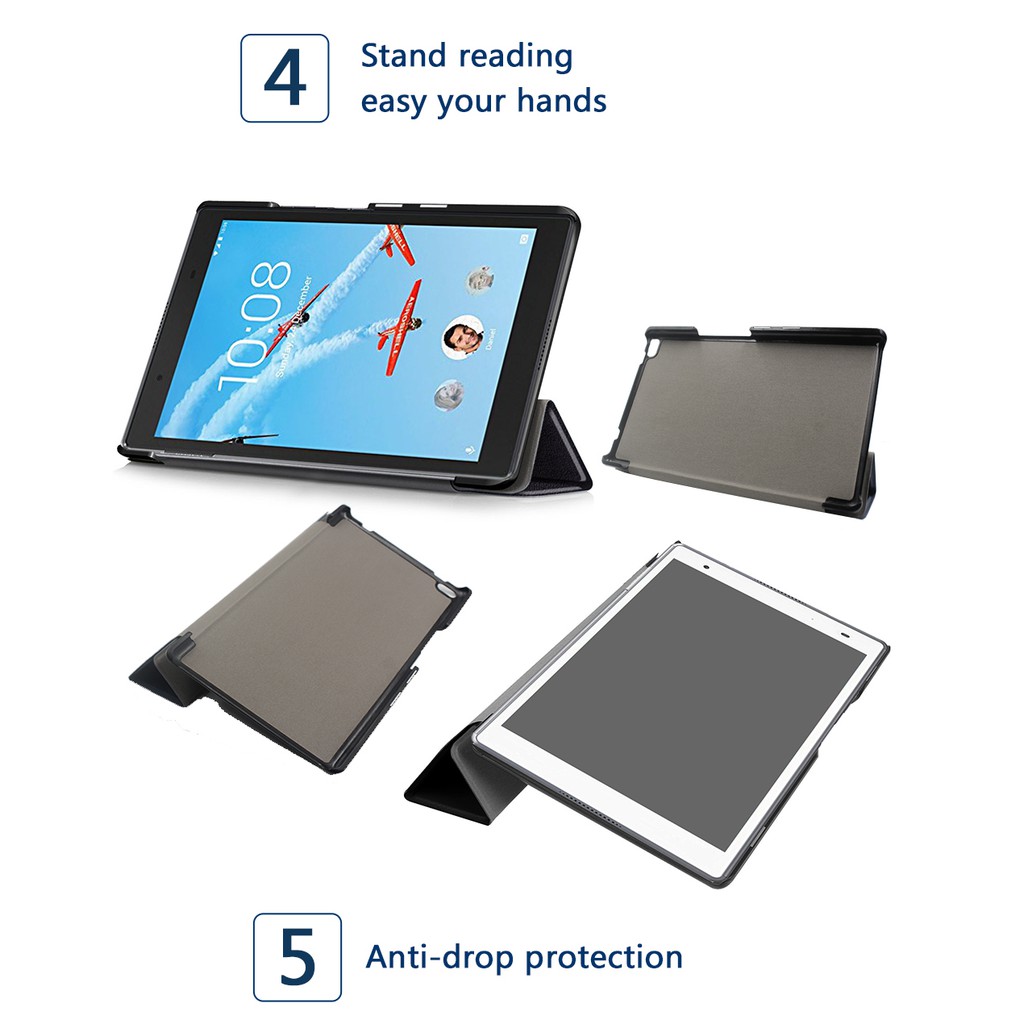 Bao da máy tính bảng chống sốc thiết kế mỏng dành cho Lenovo Tab 4 8.0 inch TB-8504X 8504F 8504N | BigBuy360 - bigbuy360.vn