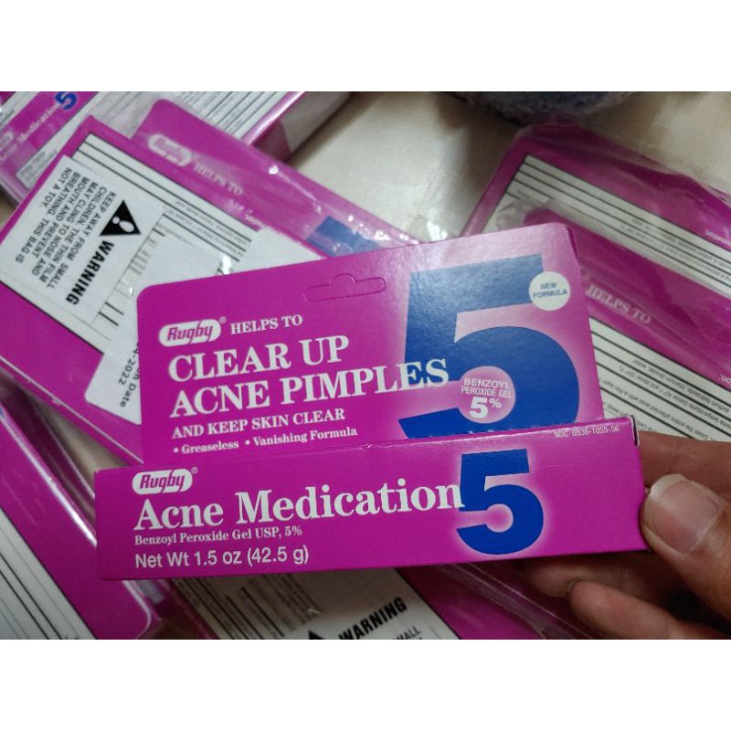 Bill Mỹ - Kem chấm mụn Rugby Acne Medication 5% Mỹ 42,5g