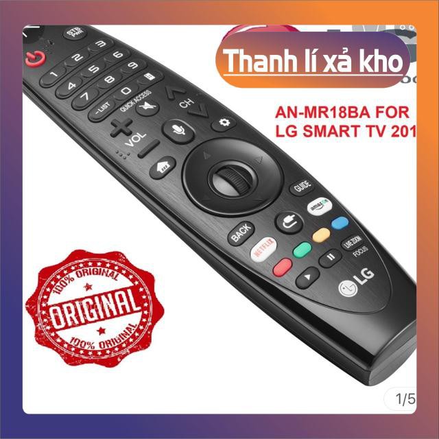 free ship ĐIỀU KHIỂN LG MAGIC REMOTE AN - MR18BA CHO SMART TV LG2018 ( Hàng chính hãng LG) CÓ GIỌNG NÓI