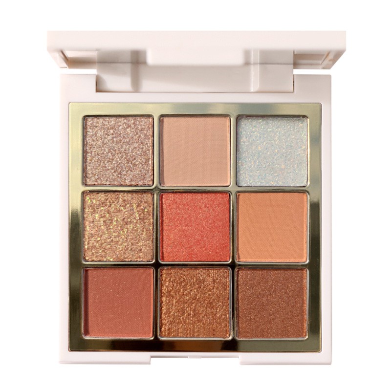 [Hàng mới về] Bảng phấn mắt Minshzee 9 màu lông nhũ ánh ngọc trai và tông lì