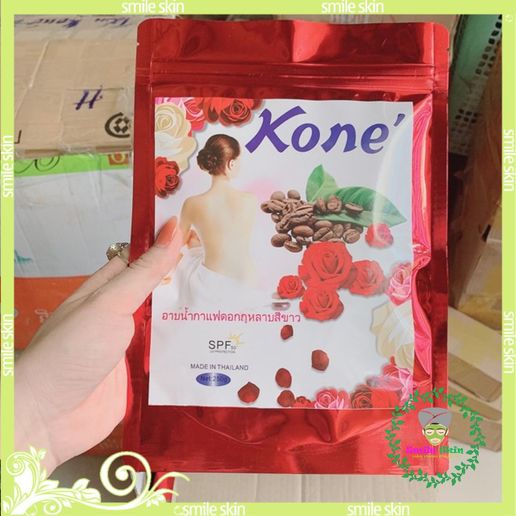 tắm dưỡng trắng kone’ hương hoa của thái lan