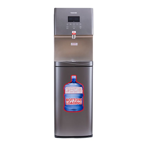 Cây nước nóng lạnh Toshiba RWF-W1830UVBV(T) bình gắn dưới diệt khuẩn UV màu xám nâu - Bảo hành hãng 12 tháng