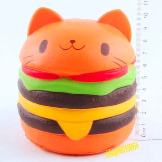 SquiShy BÁNH HAMBURGER MÈO