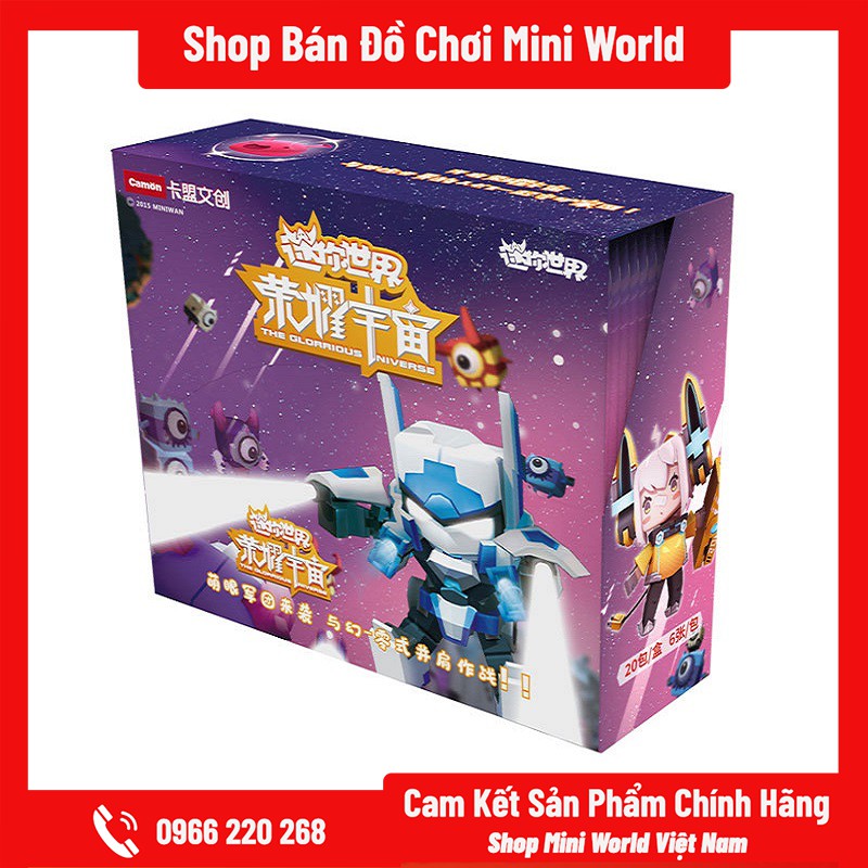 Thẻ Bài Mini World SS1 [Gửi 1 Gói Ngẫu Nhiên, 6 Thẻ Bài]