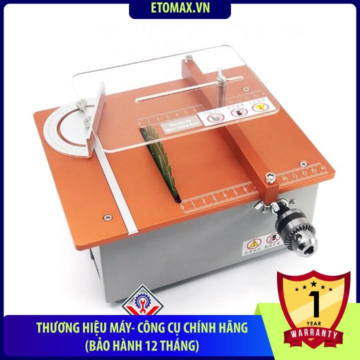 Máy cưa bàn mini đa năng 24V 2 trong 1, động cơ hai mô tơ 795 cực khỏe, cưa kết hợp khoan mài, khắc đánh bóng
