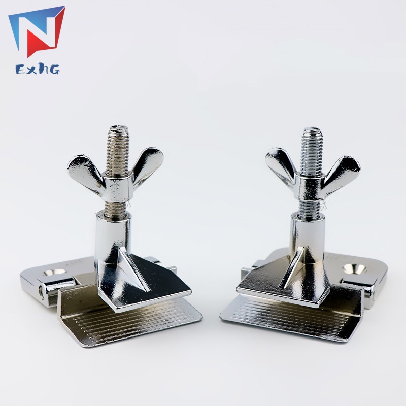 Set 2 Kẹp Bản Lề Màn Hình In Hình Bướm Bằng Hợp Kim Kẽm