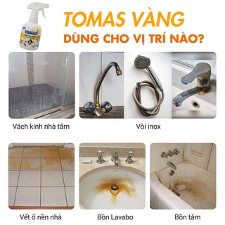 Siêu tẩy cặn canxi tomas vàng