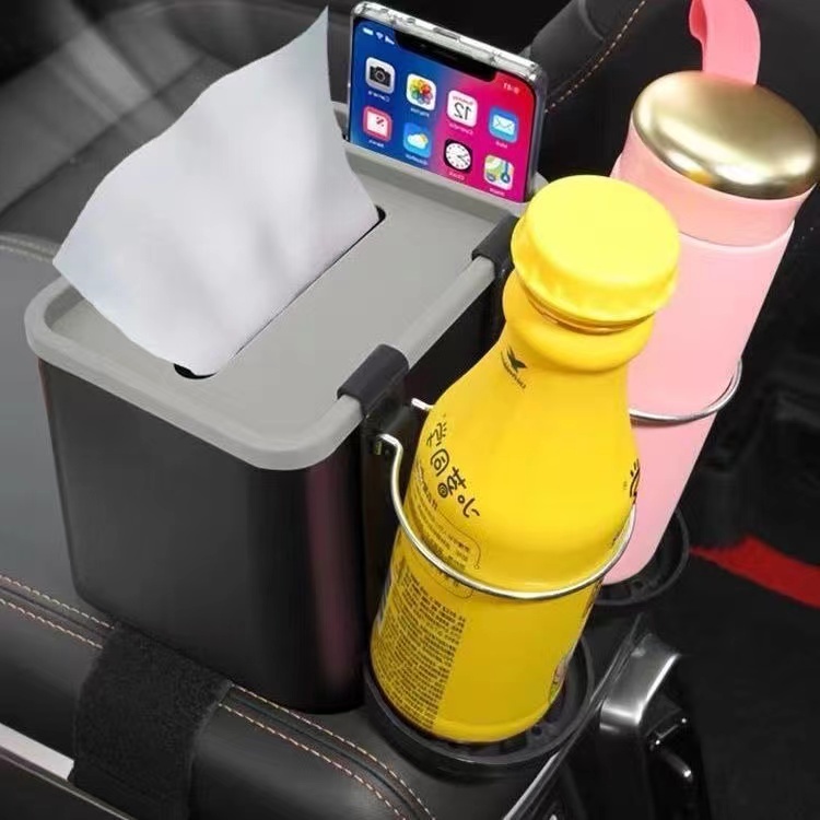 Hộp Đựng Khăn Giấy Đa Năng Gắn Lưng Ghế Xe Hơi