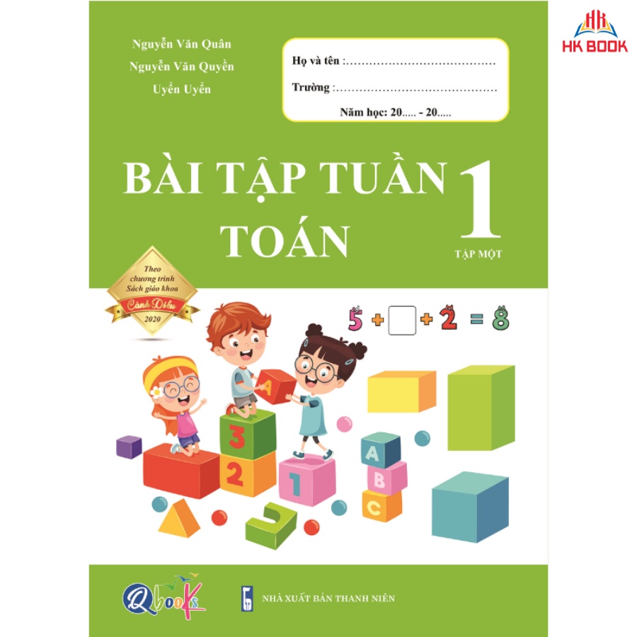 Sách - Bài Tập Tuần Toán 1 - Cánh Diều - Tập 1 (1 cuốn)