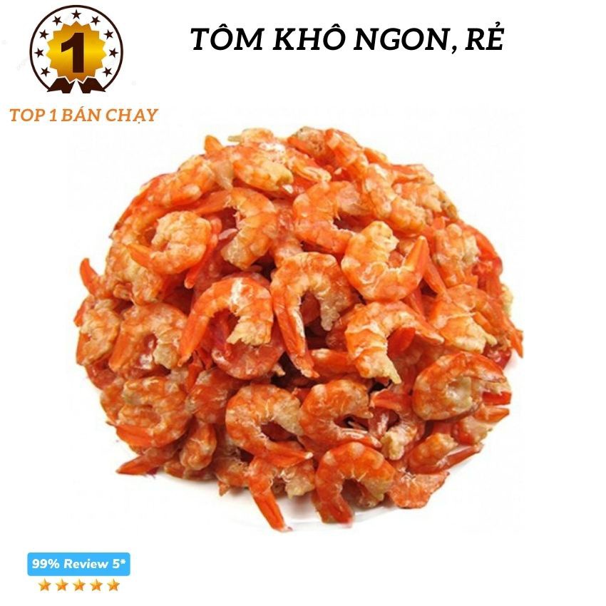 200Gr tôm khô vũng tàu phơi sấy tự nhiên, KHÔNG tẩm phẩm màu, KHÔNG chất bảo quản