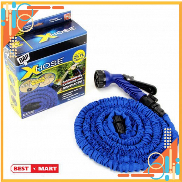 🔏Hàng Loại 1🔏 Vòi Rửa Xe, Tưới Cây, Vòi Xịt Rửa Thông Minh Giãn Nở Magic Hose Giãn Nở 15/30M