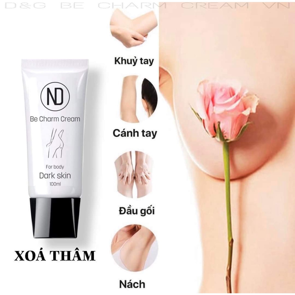 Kem giảm thâm mông, nách, đầu gối Be Charm cream - Út store