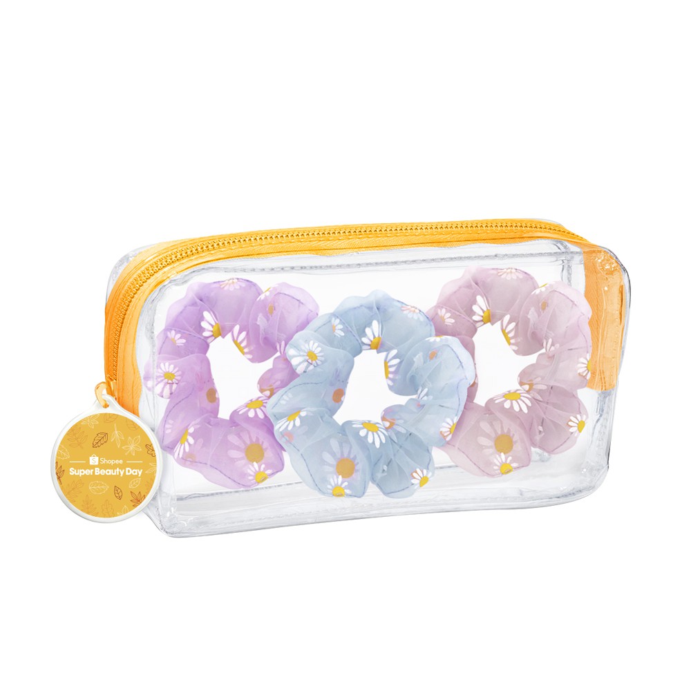 [HB Gift] Túi cột tóc hoa cúc Super Beauty Day Gimmick