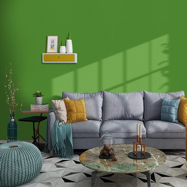 Giấy dán tường 1 màu giá bán 1m x 45cm, decal dán tường keo sẵn khổ 45cm - Azeva