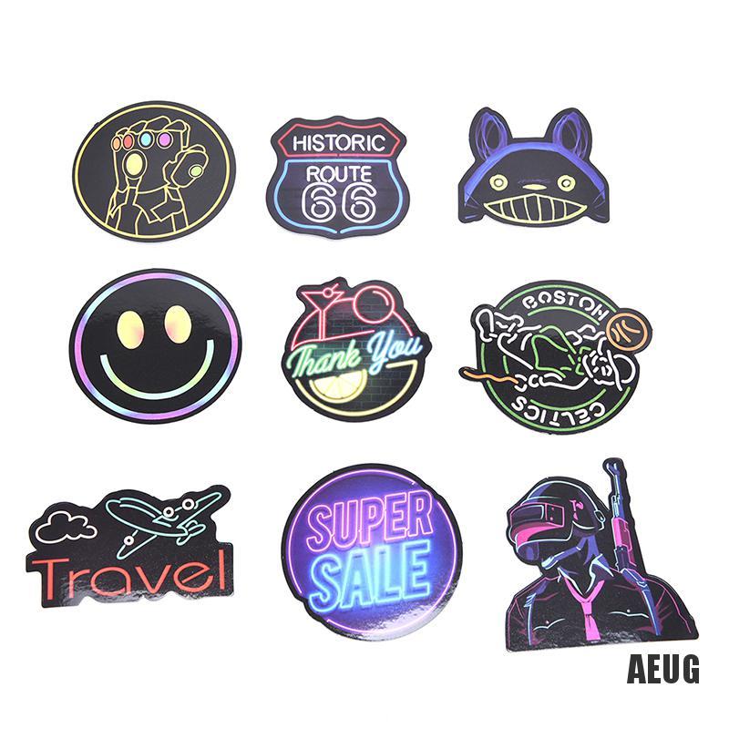 Bộ 50 Miếng Dán Họa Tiết Graffiti Trang Trí Chống Thấm Nước