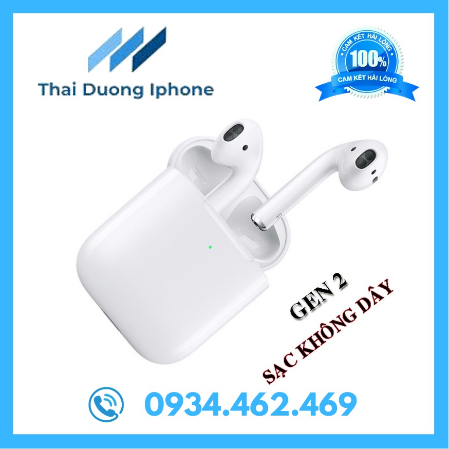 TAI NGHE KHÔNG DÂY AIRPODS 2 KHÔNG DÂY CHÍNH HÃNG, CHƯA ACTIVE. | BigBuy360 - bigbuy360.vn