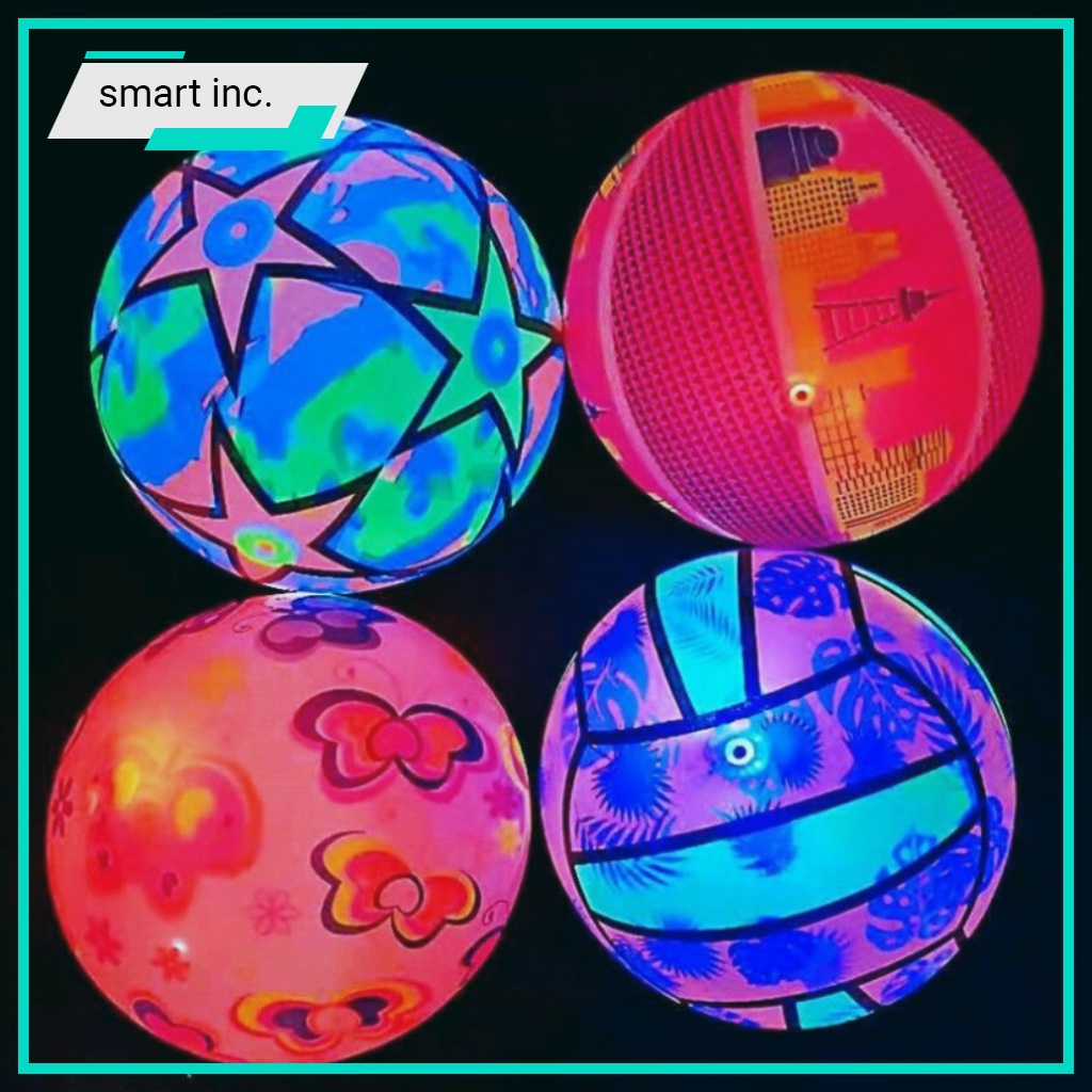 Đồ Chơi Bóng Đá Silicone Nhiều Màu Bóng Cao Su Phát Sáng Cho Bé