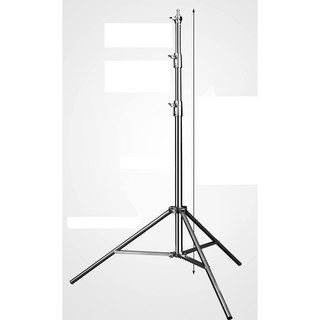 Chân đèn Inox 2.8m, Ốc Ren 1/4 3/8 HL Studio