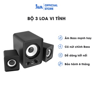 [Bass Cực Mạnh] Bộ 3 Loa Vi Tính PC Cao Cấp 2.1 - Loa vi tính Âm Bass Echo Hay - Nhỏ Gọn