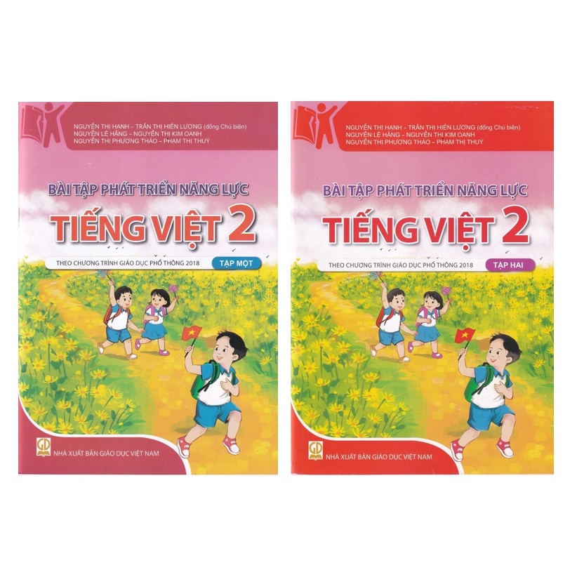 Sách - Combo Bài tập phát triển năng lực môn Tiếng Việt lớp 2 (2 tập) - Theo chương trình giáo dục phổ thông 2018