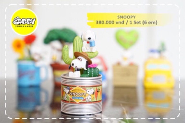 Bộ mô hình Re-ment Snoopy Green Days