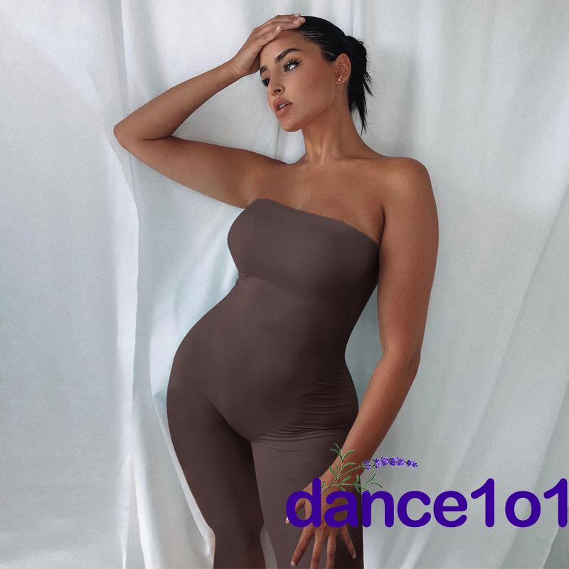 Áo liền quần không tay hở vai ôm dáng quyến rũ thời trang cho nữ