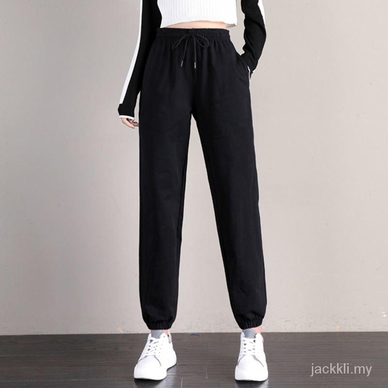 Quần Cotton Dáng Rộng Plus Size Thời Trang Xuân Thu Cho Nữ 2021 | BigBuy360 - bigbuy360.vn