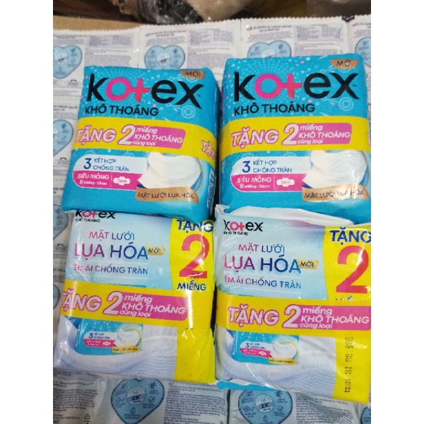 Băng vệ sinh kotex  siêu mỏng cánh 8 miếng