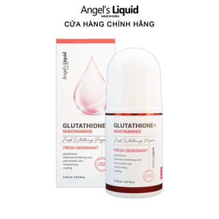 Lăn nách mờ thâm, dưỡng trắng da Angel Liquid Glutathione plus Niacinamide Fresh Deodorant 60ml