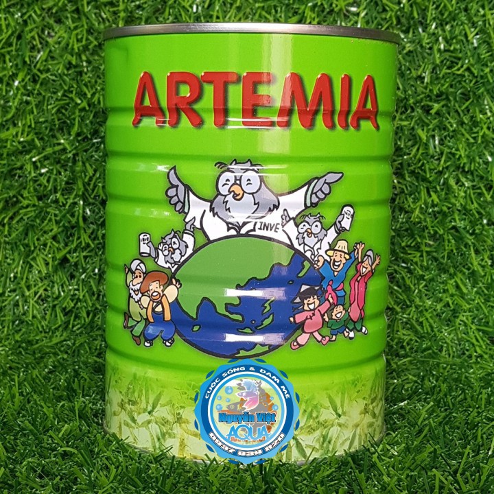 Trứng Artemia Mỹ - Con Nhỏ Và Tỉ Lệ Nở Cao Lon 425G - tặng bộ ấp
