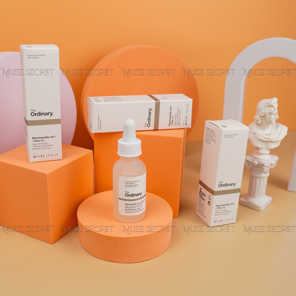 [Quà Tặng Khẩu Trang] Serum The Ordinary - Niacinamide 10% + Zinc 1% Giúp Giảm Mụn, Thu Nhỏ Lỗ Chân Lông [Bản Canada] | BigBuy360 - bigbuy360.vn