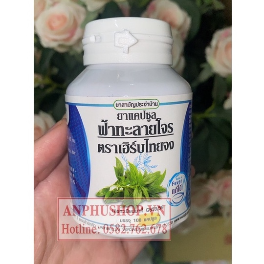 Viên uống thảo mộc Xuyên tâm liên chính hãng Thái Lan