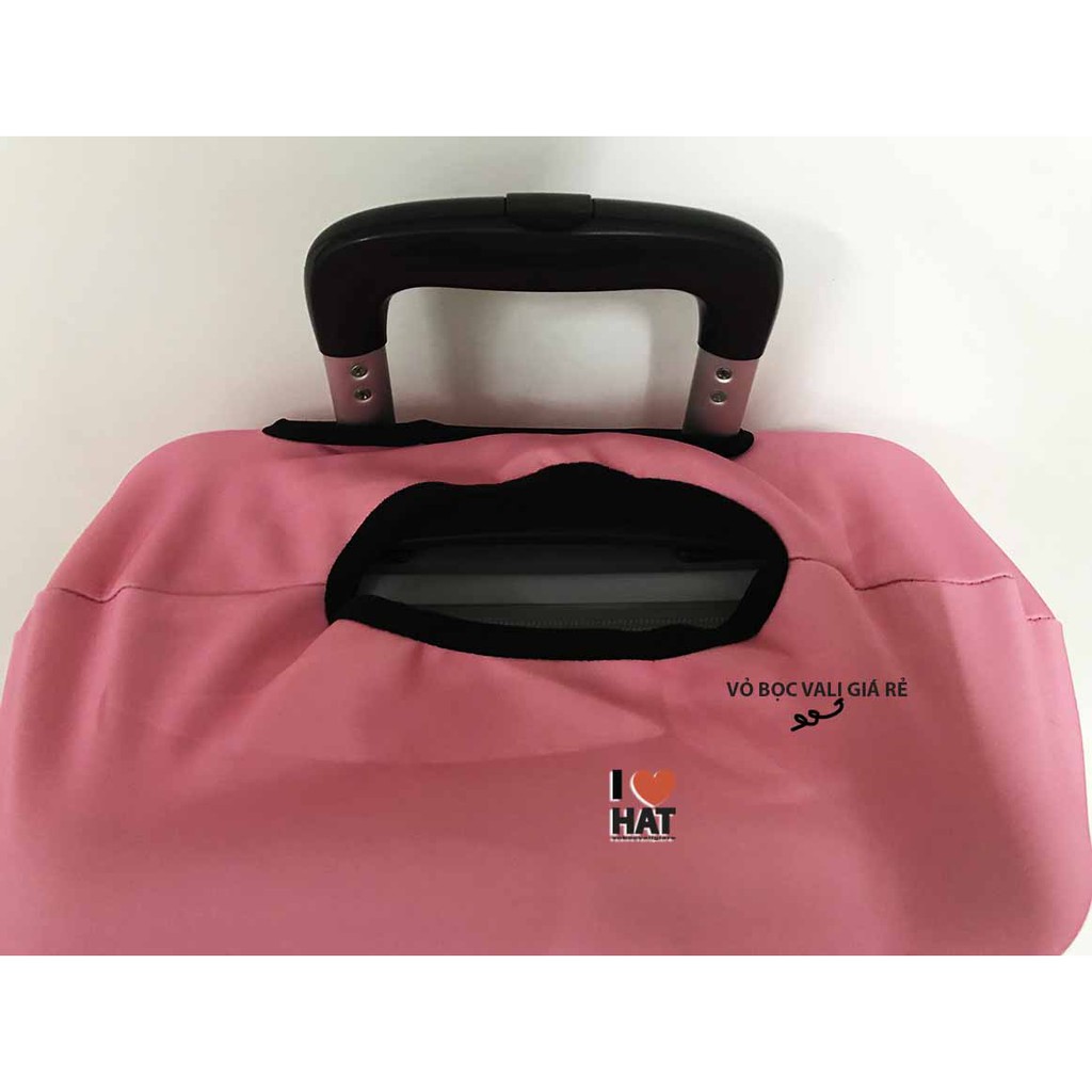 Áo bọc vali, túi bọc vali, áo bọc vali Báo hồng cute size S-M-L-XL