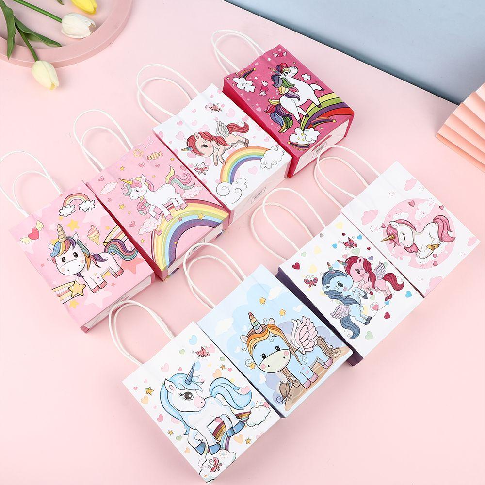 CHOOKEY Set 6 Túi Giấy Đựng Quà Cưới Kiểu Dáng Dễ Thương