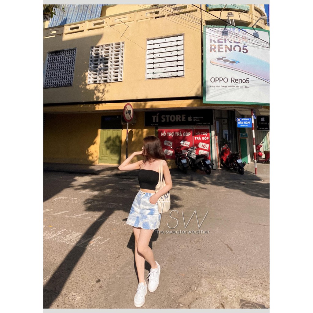 Chân váy ngắn loang màu (Ảnh thật) | BigBuy360 - bigbuy360.vn